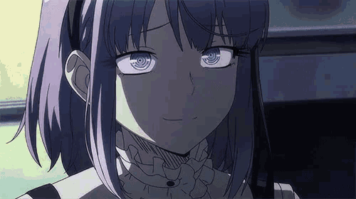だがしかしの枝垂ほたるが苦笑いする GIF