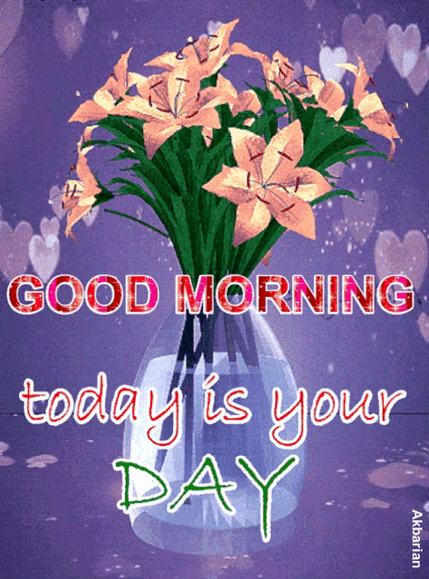 Animated Greeting Card Good Morning GIF