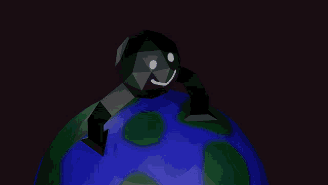 Blender Monster Planet GIF