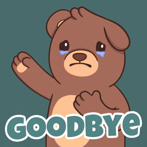 Bye Goodbye GIF
