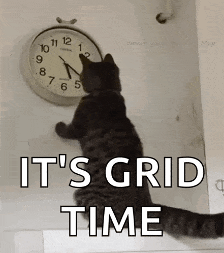 Cat Changing The Clock Changing The Time GIF