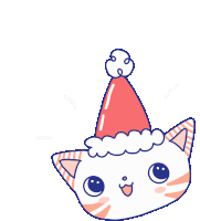 Christmas Cat Sticker
