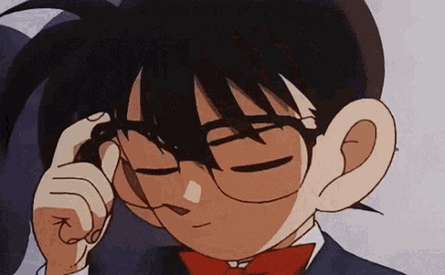 Detective Conan Glasses GIF