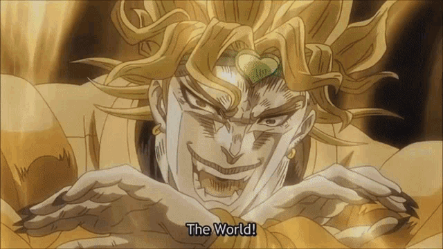 Dio Za Warudo GIF