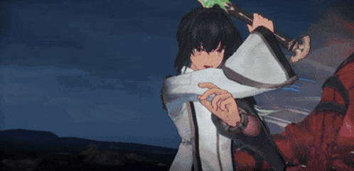 Fate Samurai Remnant Saber GIF