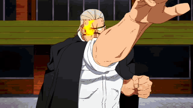 Fire Force Leonard Burns GIF