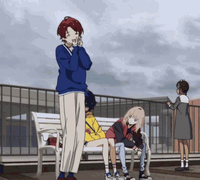 Happy Momoe Wonder Egg GIF