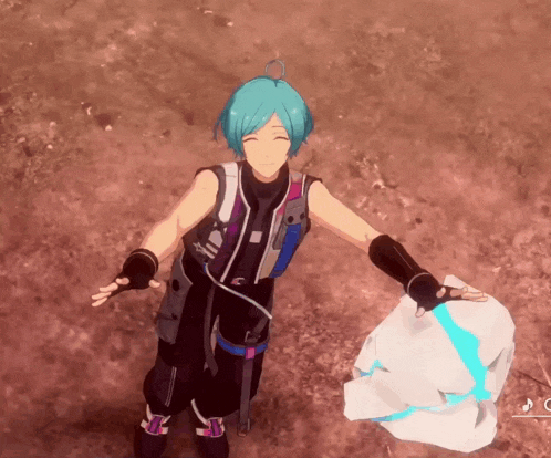 Kanata Shinkai Jumping Cat Silly Enstars Ensemble Stars GIF