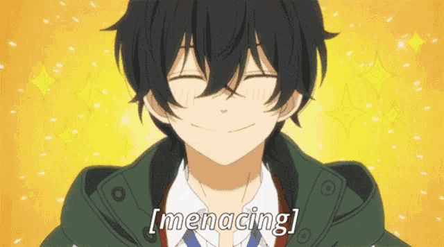 Menacing Anime GIF