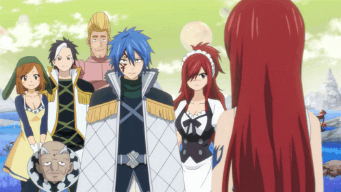 Mystogan Erza GIF