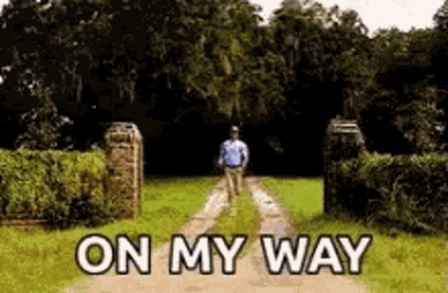 On My Way Running GIF