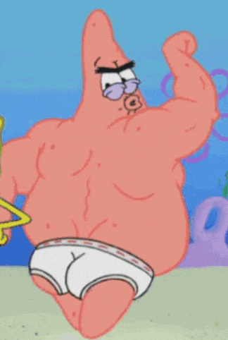 Patrick Star Posing GIF