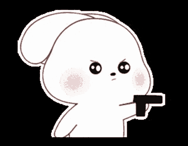 Rabbit Sticker Bunny Sticker GIF