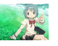 Sayaka Pointing Sticker