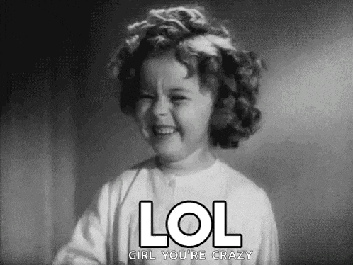 Shirley Temple Lol GIF