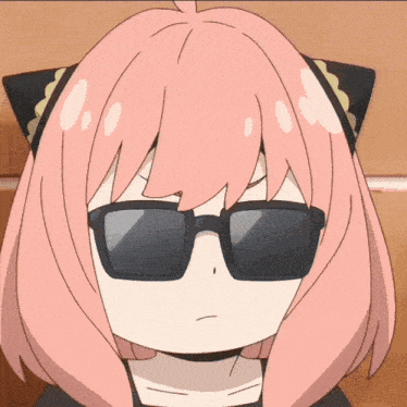 Sunglasses Anya GIF