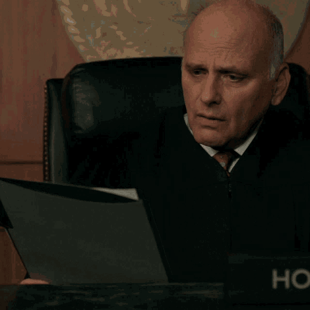 Surprised Judge Peter Dunaway GIF