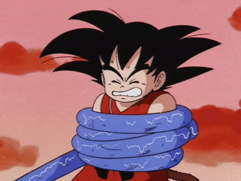 Tambourine Kid Goku GIF