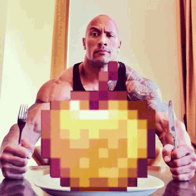 The Rock Golden Apple GIF