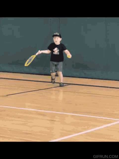 Unathletic Kid GIF