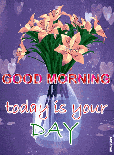 Animated Greeting Card Good Morning GIF