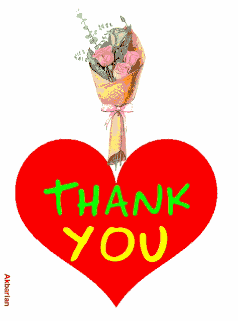 Animated Greeting Card Thank You GIF