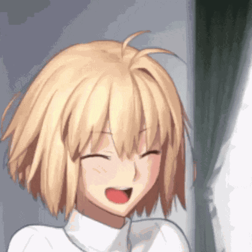 Arcueid Brunestud Headpat GIF