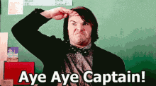 Aye Aye Captain Yes Sir GIF
