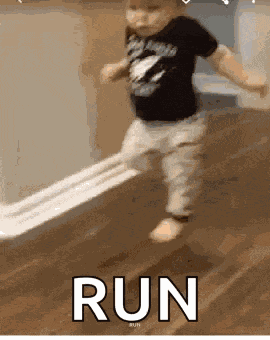 Baby Running GIF