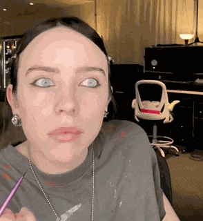 Billie Eilish Gagged Billie Eilish Charl GIF