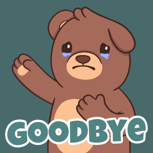Bye Goodbye GIF GIF