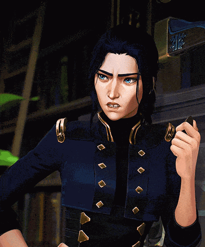 Caitlyn Kiramman Ponytail Arcane Caitlyn Kiramman Act 3 Iii Arcane GIF