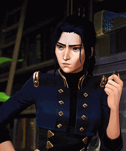 Caitlyn Kiramman Ponytail Arcane Caitlyn Kiramman Act 3 Iii Arcane GIF