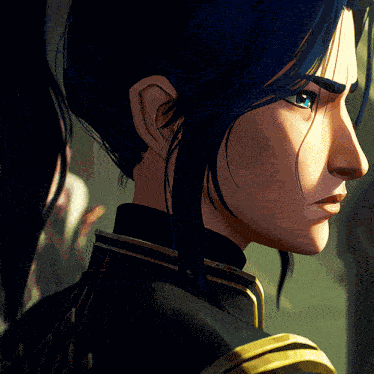 Caitlyn Kiramman Ponytail Arcane Caitlyn Kiramman Act 3 Iii Arcane GIF