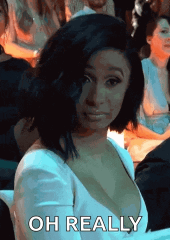 Cardib Ohreally GIF