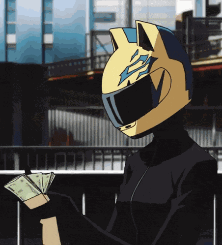 Celty Money GIF