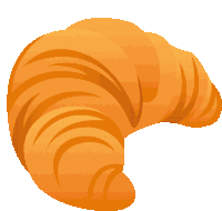 Croissant Food Sticker