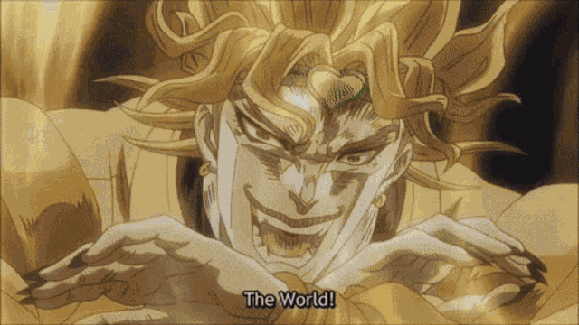 Dio Dio Brando GIF