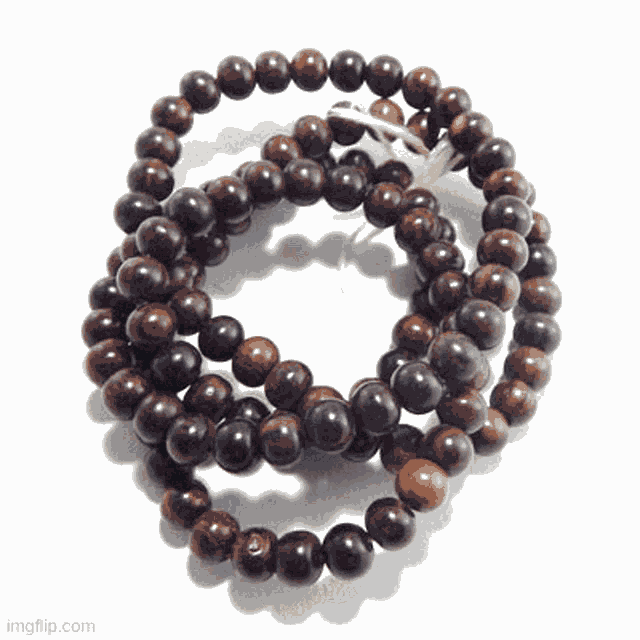 Ebony Wood Beads Rose Wood Beads GIF