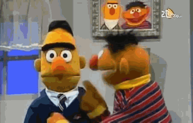 Ernie Talking GIF