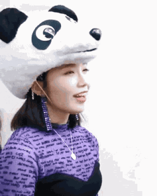 Eunji Apink Pink Panda GIF