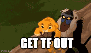 Get Tf Out Get Out GIF