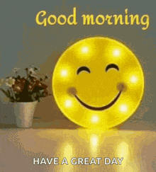 Good Morning Smiley Face GIF