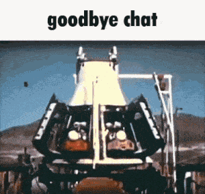 Goodbye Chat Nasa GIF