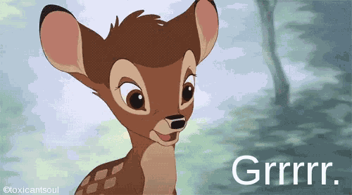 Grrr Bambi GIF