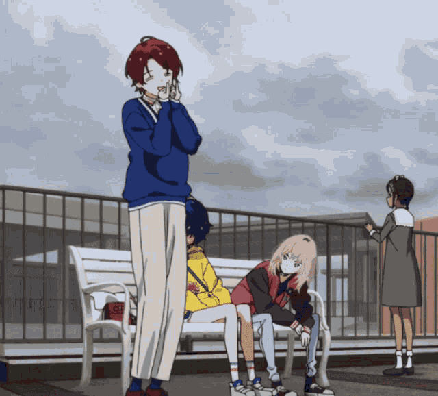 Happy Momoe Wonder Egg GIF