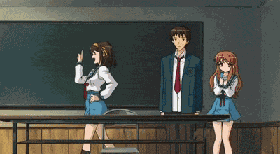Haruhi Suzumiya Melancholy Of Haruhi Suzumiya GIF