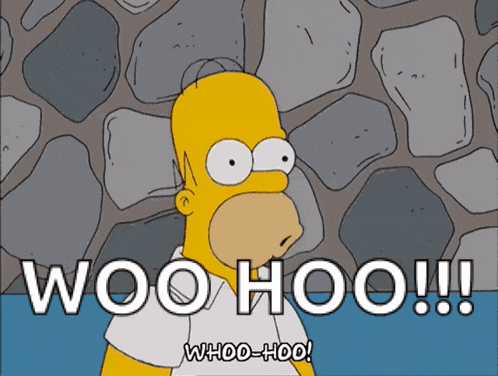 Homer Simpson Whoo Hoo GIF