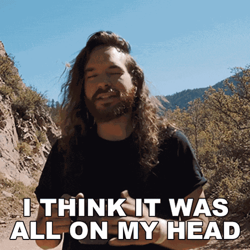 I Think It Was All On My Head Trent Arant GIF
