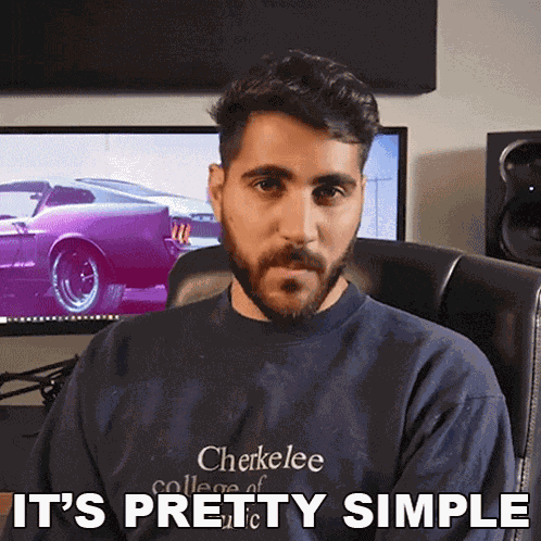 Its Pretty Simple Rudy Ayoub GIF
